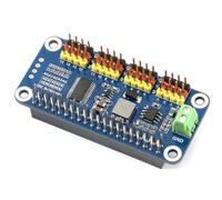 TUOPUONE Servo Driver HAT Compatibile con Raspberry Pi Interfaccia I2C a 16 canali e 12 bit Pinheader dritto Integra il regolatore 5V Viene fornito con risorse di sviluppo e manuale