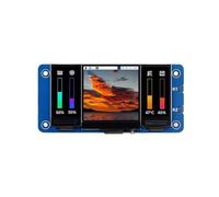 TUOPUONE Triplo cappello LCD compatibile con lo schermo principale LCD IPS da 1,3 pollici integrato Raspberry Pi e gli schermi secondari LCD IPS da 0,96 pollici doppi