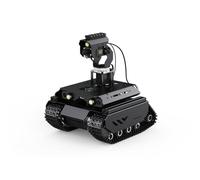 TUOPUONE UGV Beast Robot AI cingolato fuoristrada open source compatibile con Raspberry Pi 4B Doppi controller Visione computerizzata con corpo interamente in metallo con RPi4B e modulo Pan-Tilt