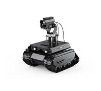 TUOPUONE UGV Beast Robot AI cingolato fuoristrada open source compatibile con Raspberry Pi 4B Doppi controller Visione computerizzata con corpo interamente in metallo senza RPi4B, con modulo Pan-Tilt