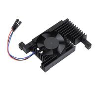 TUOPUONE Ventola di raffreddamento in lega di alluminio per Raspberry Pi 4B, PWM Regolazione della velocità, 30 dB, 1500 rpm, Compatibile con Computer desktop e portatile