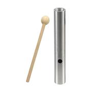 TUOREN Tubo Wah Wah in alluminio con battitore in legno Piccolo Wah Wah Set di strumenti a percussione a mano Set di tubi di accordatura Set audio