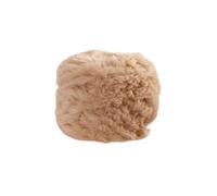 TUOYDJA Filato Grosso per Borse,Filato Marshmallow 50 Grams Super Soft Fur Yarn Chunky Fluffy Faux Eyelash For Crochet Knit Scarf Accessories Blankets Bags(Light Brown)