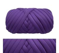 TUOYDJA Filato Grosso per Borse,Filato Marshmallow 500g/Set 2 Sets Super Thick Soft Chunky Gaint Yarn For Wintery Hat Dolls Glove Blanket At Low Price DIY Bulky Arm Knitting Roving(Dark Purple)