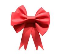 TUOYDJA Fiocco Grande Domestico Accessorio for Feste Natalizie, Fiocco Grande in Eva, Nuziali, Occasione Festiva, Decorazione Fai da Te L'Albero di Natale(Red 50CM)