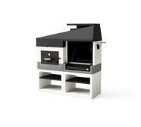 TUOZI Kitaway Otte Barbecue + Forno, Grill Argentino, 168 x 63 x 192 cm