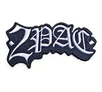 Tupac - 2Pac Tupac Patch Gothic Arch Logo Nuovo Ufficiale Embroidered Woven Iron On Size One Size