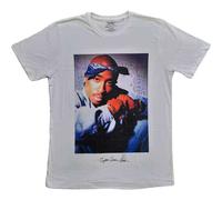 Tupac Blue Bandana autorizzato Uomo maglietta