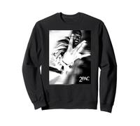 Tupac Dita Hip Hop Cultura Rap Anni '90 Felpa