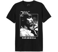 TUPAC METUPACTS003, Magliette Donna Uomo, Noir, M