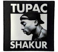 Tupac Only God Can Judge Me Woven Patch Size Accessory Size