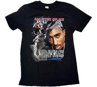 Tupac - T-Shirt # L Unisex Black # All Eyez Homage