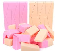 TUPERMAR Spugna per trucco per cipria, set di spugnette triangolari a forma di piccolo triangolo, per bagnare e asciugare il vino, da donna, per il trucco del viso (1 pezzo)