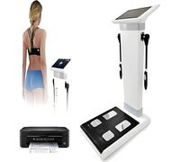 TUPOSTAR Bilancia Intelligente, con Stampante E Touch Screen da 10,1 Pollici, Tecnologia BIA per La Percentuale di Grasso Corporeo E L'Analizzatore di Bmi,A