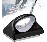 TUPOSTAR Ferro per Sciolinatura Professionale per Sci E Snowboard, Ferro per Sciolinatura A Temperatura Regolabile per Snowboard, per Proteggere Lo Snowboard,Nero