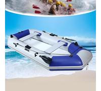 TUPOSTAR Kayak Gonfiabile, Barca Gonfiabile per Adulti, Barca Gonfiabile Portatile, Tre Strati di Materiale Spesso, per Rafting, Salvataggio in Acqua, Pesca Fluviale,Blu,200x128cm