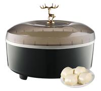 TUPOSTAR Lievitatore per Pane E Pane da 5 Litri, Temperatura E Timer Regolabili, Rivestimento in Acciaio Inox, Serbatoio con Termostato Automatico, per Pane E Panini,Verde