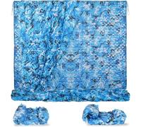TUPOSTAR Rete Mimetica Oscurante, Rete Mimetica in Rotoli Sfusi per La Caccia, Decorazione Militare, Parasole,Blu,2x5m