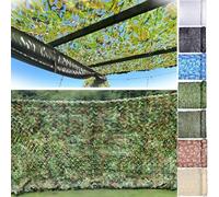TUPOSTAR Rete Mimetica, Rete Mimetica Militare, Rete Mimetica, Rete Mimetica Leggera Woodland,Rete Mimetica Decorativa Militare, per Campeggio in Tana,02,2x5m