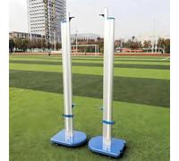 TUPOSTAR Salto in Alto Standard, Regolazione Dell'Altezza da 50 A 260 Cm, Supporto Mobile per Salto in Alto da Competizione, per Atleti di Scuola Elementare, Superiore,Blu