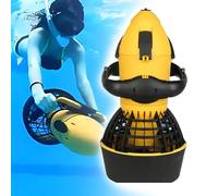TUPOSTAR Scooter Subacqueo per Immersioni Subacquee, Booster per Il Nuoto per Adulti, Scooter Subacqueo per Lago, Oceano, Piscina, A Doppia velocità,Giallo