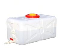 TUPOSTAR Serbatoio d'Acqua Portatile, Serbatoi d'Acqua Domestici, Contenitore d'Acqua in Plastica, per Campeggio, Camper, Preparazione alle Emergenze,Bianca,205L