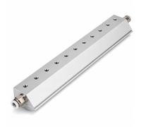 TUPOSTAR Spazzola Pneumatica Industriale 400-850 Mm, Ugello per Soffiaggio Ad Aria Compressa in Lega di Alluminio, per Asciugatura, Pulizia E Rimozione della Polvere,Argento,65cm
