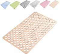 TUPOSTAR Tappetino da Bagno Extra Lungo, Tappetino Doccia Quadrato, Tappetino Doccia Antiscivolo Antimuffa, Tappetino da Bagno Morbido al Tatto, per Interni Bagno,02,70 * 70cm