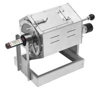 TUPOSTAR Tostatrice per caffè da 5 Litri, Macchina per Tostare I Chicchi di caffè A Tamburo, Tostatrice Elettrica per caffè in Acciaio Inox, per Frutta Secca E Cereali,Argento