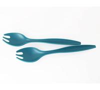 TUPPERWARE Allegra - Posate per insalata, 2 pezzi, con sottobicchieri in feltro
