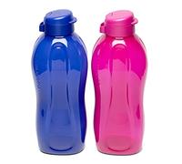 Tupperware Aquasafe - Set di 2 bottiglie in plastica, 2 litri ciascuna