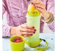 Tupperware Bottiglia Fiaschetta Detox con spremi agrumi e bicchiere