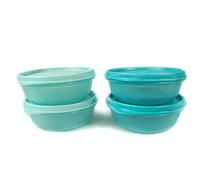 TUPPERWARE Ciotola scatola 300 ml turchese brillante (2) + 300 ml (2) 6621