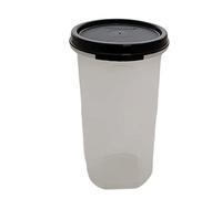 Tupperware Circular 650 ml, scatola rotonda per depositi secchi, 650 ml, colore nero
