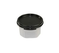 Tupperware Circular - Contenitore decorativo da 200 ml, colore: Nero