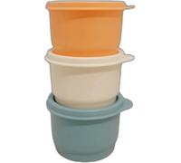 Tupperware colorato set di 3 da 110 ml ciascuno