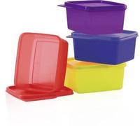 Tupperware Contenitore multiuso in plastica, 500 ml, confezione da 4 (multicolore)