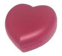 Tupperware Contenitore per il pranzo a forma di cuore, colore rosso, con cerniera e blocco, per panini, pranzo e snack, senza BPA, originale