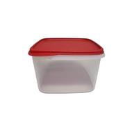 Tupperware Eidgenosse, contenitore quadrato compatto, 2,5 litri, frigorifero, 2500 ml, rosso
