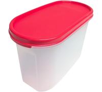 Tupperware Eidgenosse Ovale Eidgenossen Contenitore compatto per frigorifero modulare 1,1 litri trasparente rosso