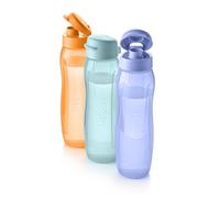 Tupperware Essentials Eco - Set di 3 borracce da 750 ml, riutilizzabili e rinfrescanti, senza BPA, a prova di perdite, ideale per palestra, sport, lavoro e scuola, per rimanere idratati