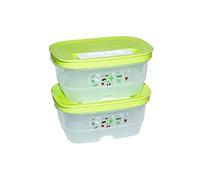 Tupperware FridgeSmart - Set di 2 mini contenitori da 1,5 tazze, 375 ml