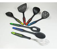 TUPPERWARE Frusta Tecna+Schiumaiola+Cucchiaio+Mestolo+Spatola+Universale