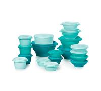 Tupperware Heritage Collection, set di 36 contenitori per alimenti in verde vintage, lavabili in lavastoviglie e senza BPA (18 contenitori, 18 coperchi)