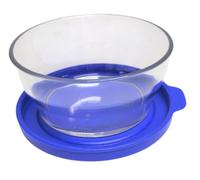 Tupperware Hitparade - Ciotola estiva con coperchio sospeso, a tenuta stagna, 350 ml, 350 ml, 350 ml (perla blu trasparente, 210 ml)