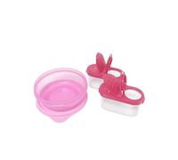 Tupperware Hitparade - Set di 2 gnomi per spezie, 300 ml, rosa + Air-Lock, 2 x 125 ml, rosso trasparente