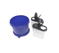 Tupperware Hitparade - Set di 2 saliera e pepiera da 1200 ml, blu + Air-Lock, 2 x 280 ml, colore nero trasparente
