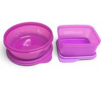 Tupperware Hitparade - Set di contenitori salvafreschezza da 600 ml, a prova di perdite, con coperchio Signoraware Hitparade da 500 ml, senza BPA, per cucina e in viaggio