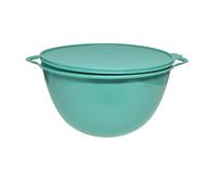Tupperware Maximilian - Ciotola per insalata con coperchio, 14 litri, colore: turchese