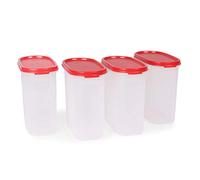 Tupperware Oval Dry Storage Containers 1.7L 4pc